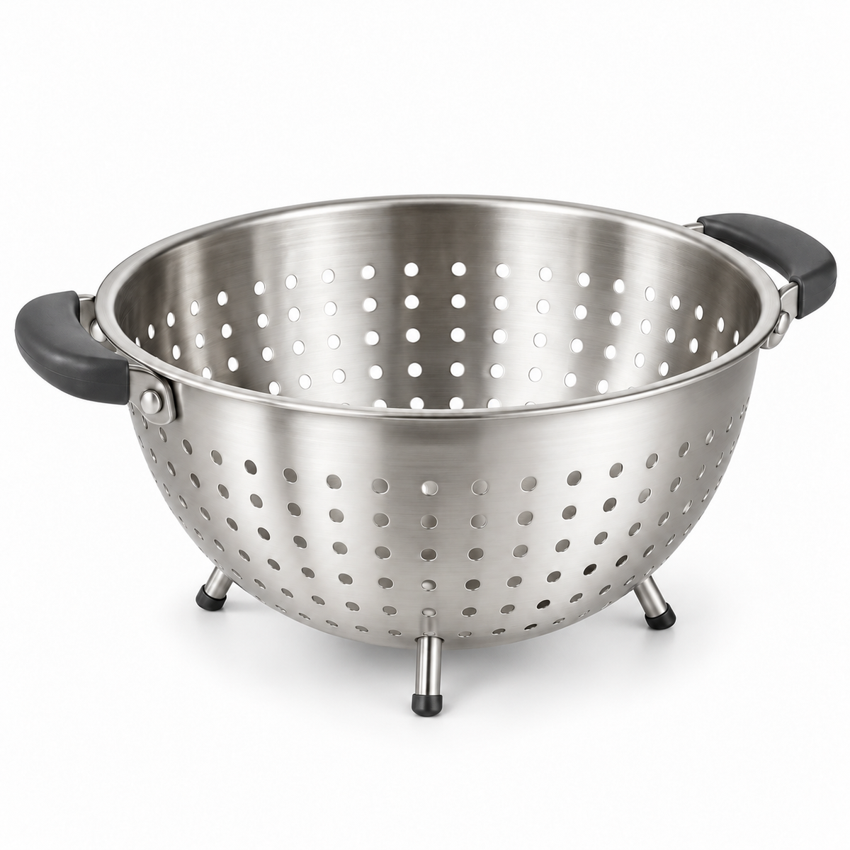 DrainFlow 3-Quart Stainless Steel Colander