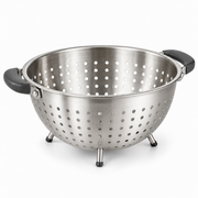DrainFlow 3-Quart Stainless Steel Colander