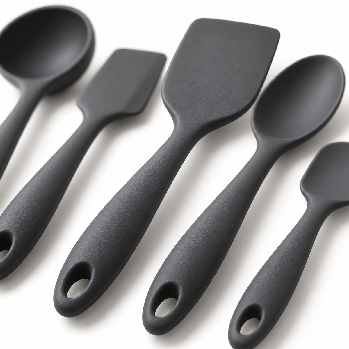 SoftStir 5-Piece Silicone Cooking Utensil Set